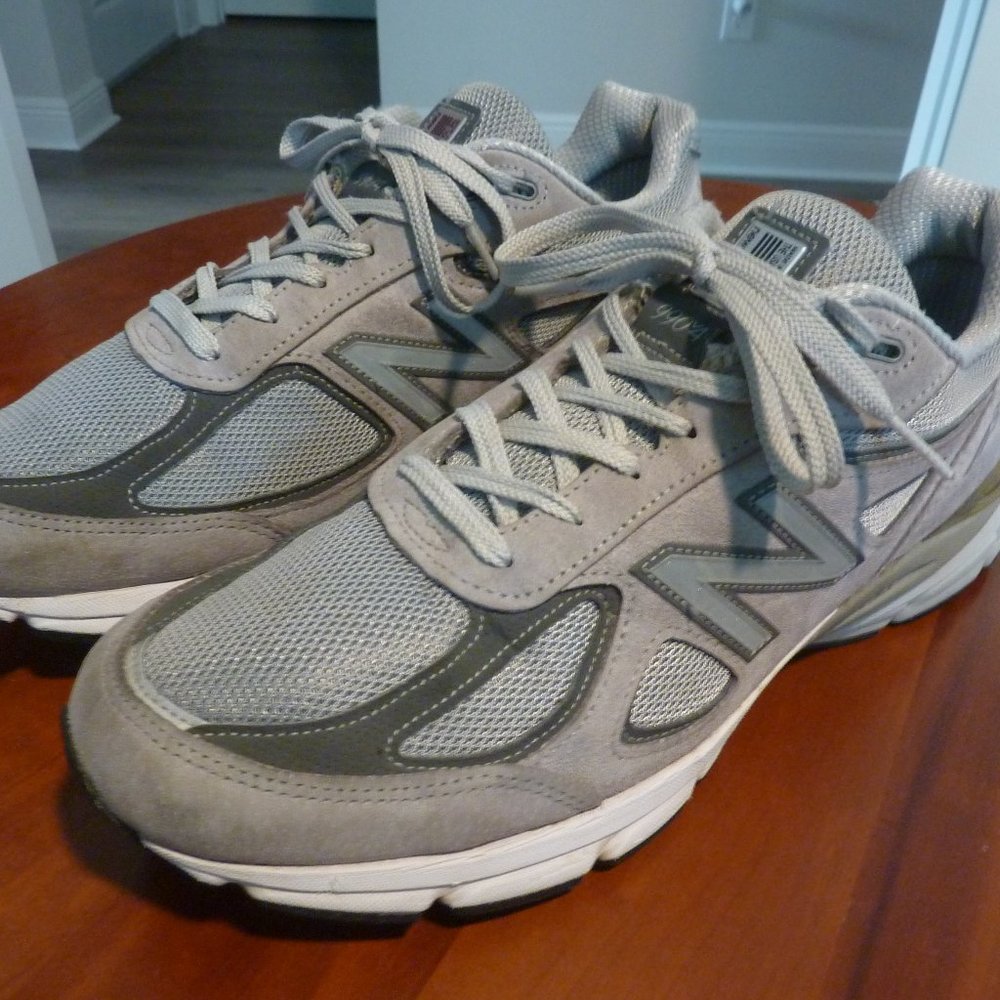 New Balance 990v4, US Men's Size 12, Gray